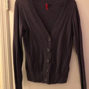 Purple H&M Catdigan